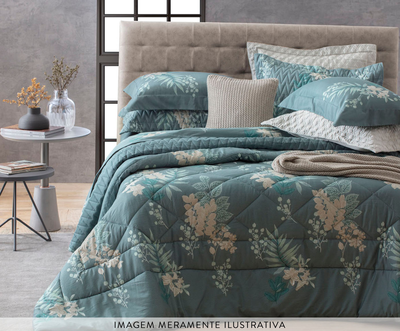 Jogo de Fronha para Travesseiro Kings Acetinado Fall - 300 Fios - image 1