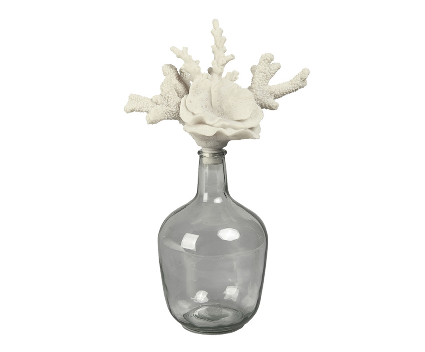 Garrafa Decorativa Fondale Marino Fum&ecirc; e Branco image number 0