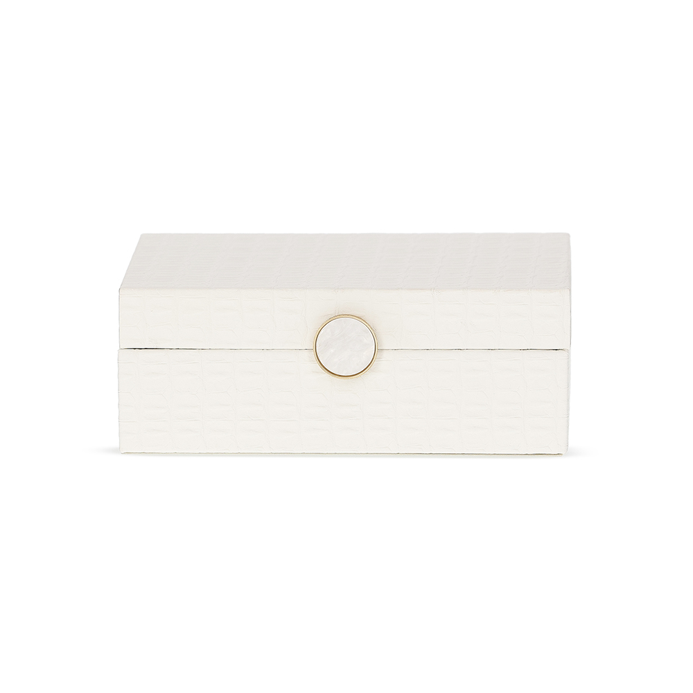 Caixa Decorativa Toyuna Branco image number 0