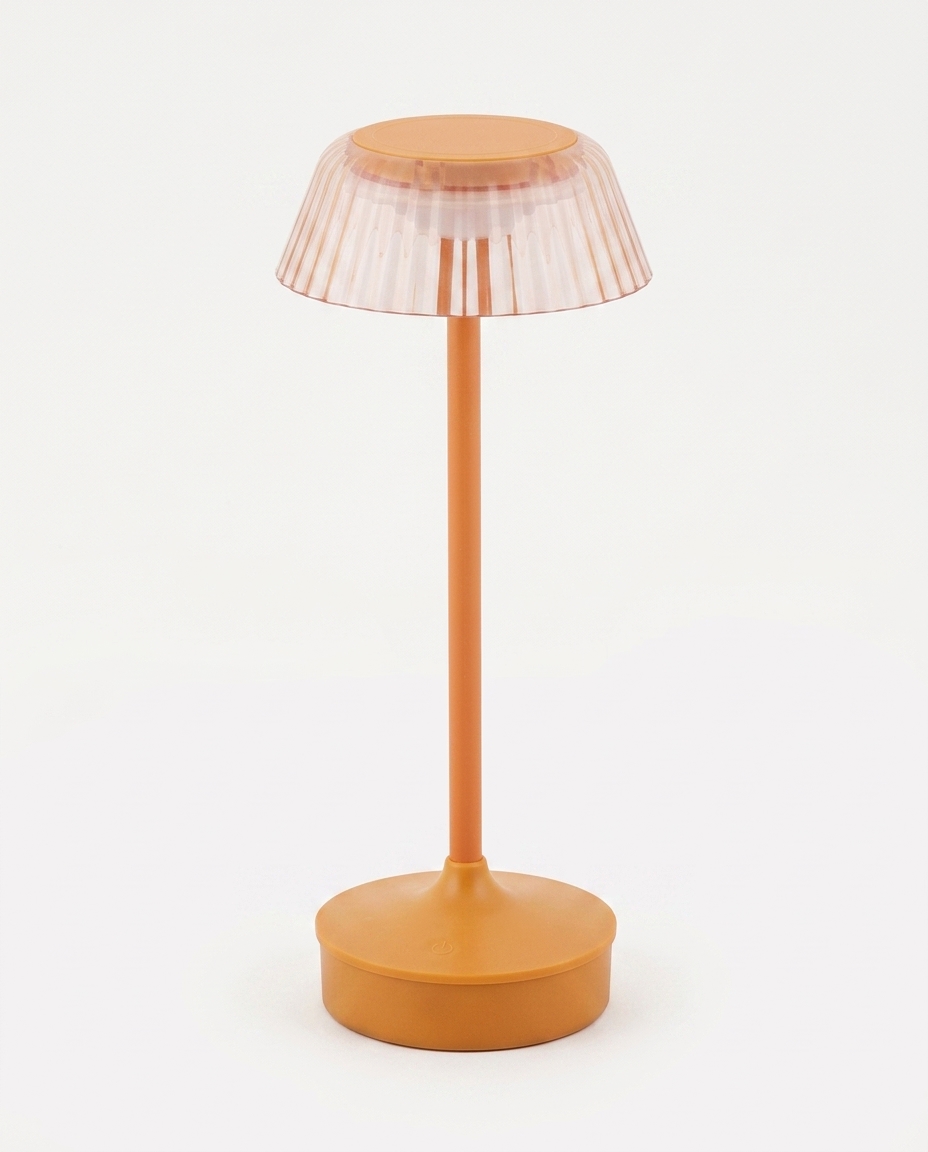 Lumin&aacute;ria de Mesa Recarreg&aacute;cel Bivolt Tristen Laranja - image 1