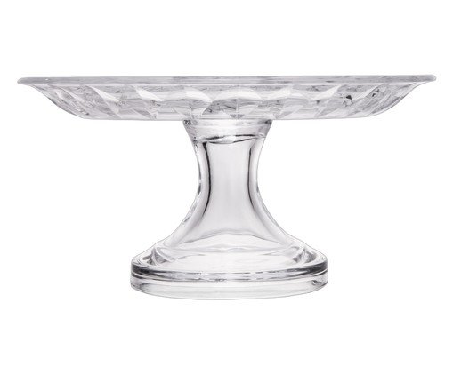 Prato em Cristal Diamond Transparente image number 1