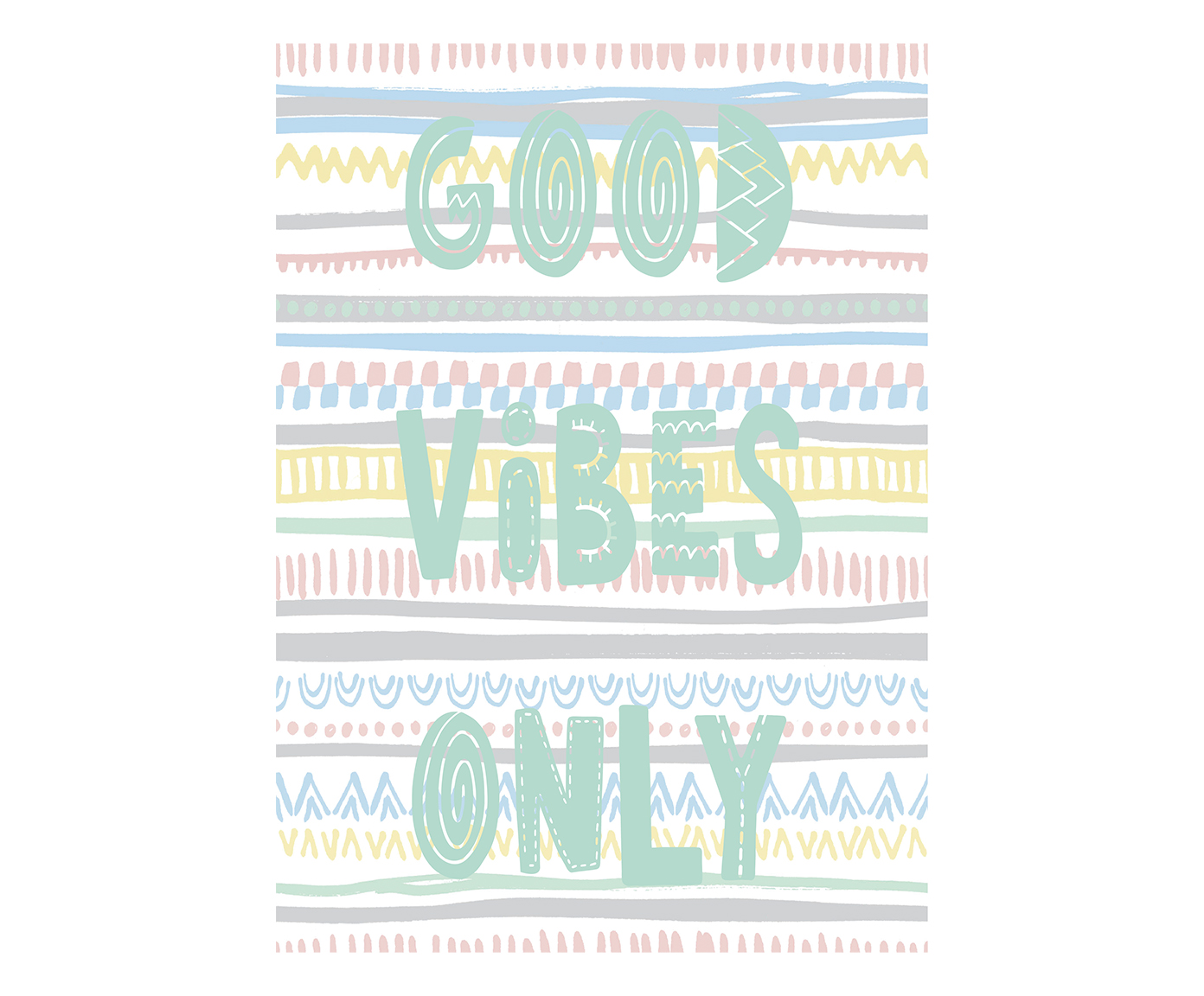 P&ocirc;ster Candy Good Vibes - image 1