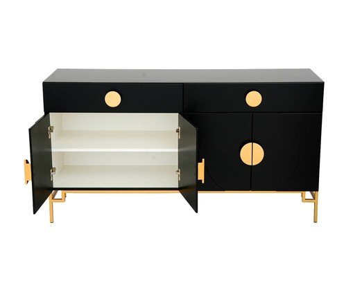 Buffet Duo Cerchio D'Oro - Preto image number 1