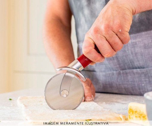Cortador de Pizza Profissional em Inox Kitchenaid Vermelho image number 5
