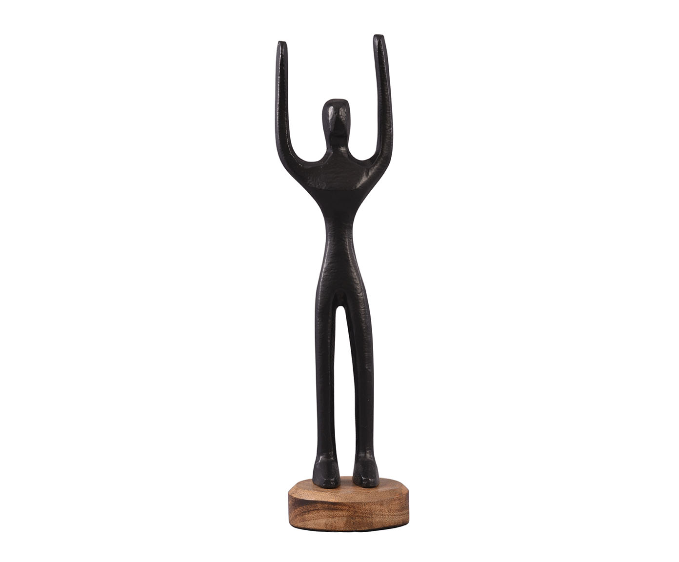 Escultura Yoga Sauda&ccedil;&atilde;o Preta image number 0