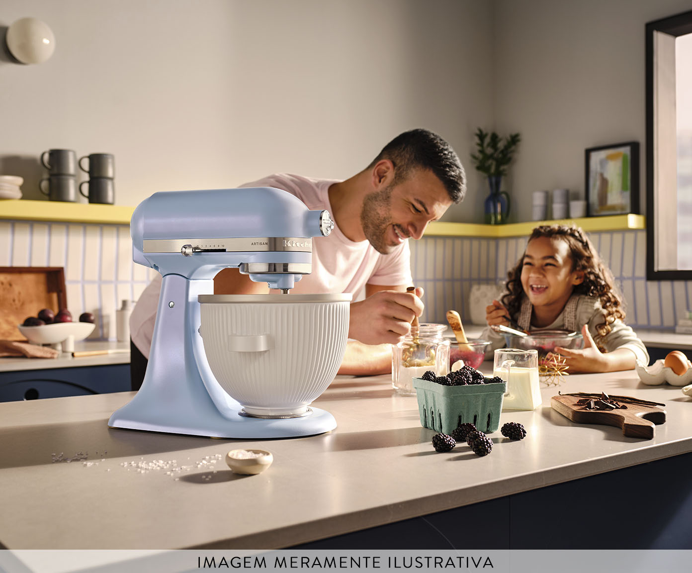 Batedeira Kitchenaid Artisan Blue Salt image number 8