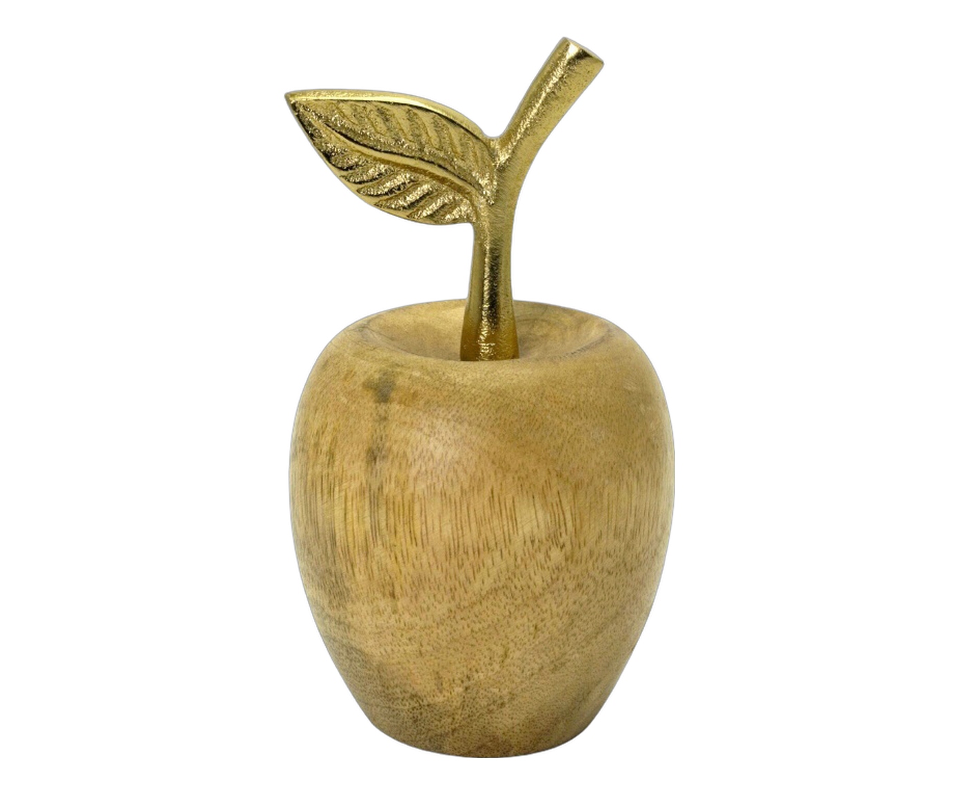 Ma&ccedil;a Decorativa Pomera Dourado e Marrom image number 0