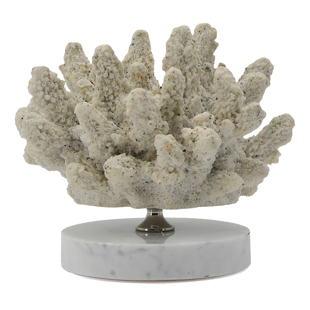Coral em Resina Branco M&aacute;rmore image number 0