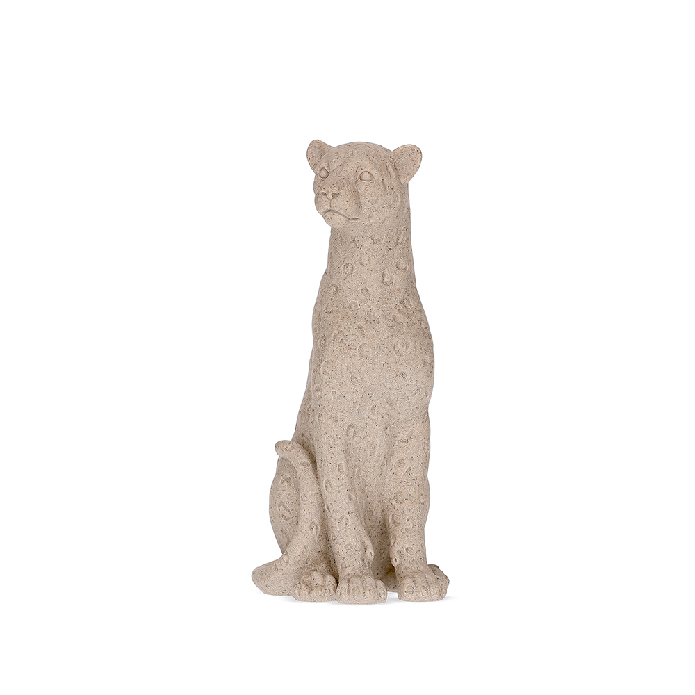 Escultura Leopardo Ghori Bege image number 1