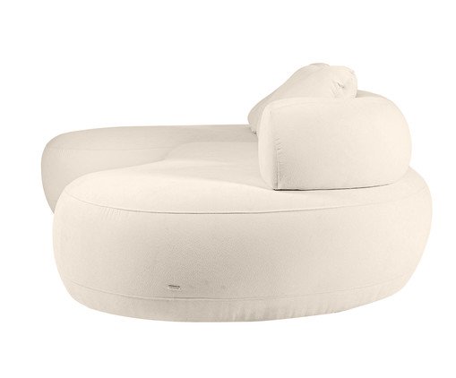 Sof&aacute; Laguna by Elle - Chaise Boucl&ecirc; Off-White II image number 4
