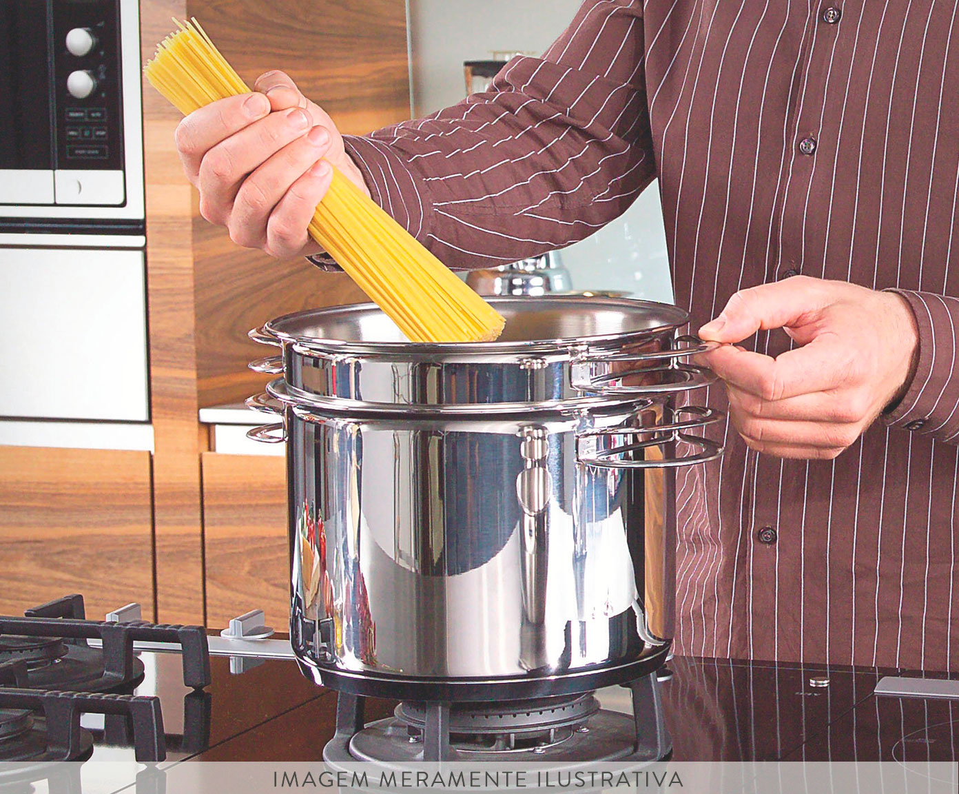 Jogo Cozi- Pasta em Inox Acqua Prata image number 2