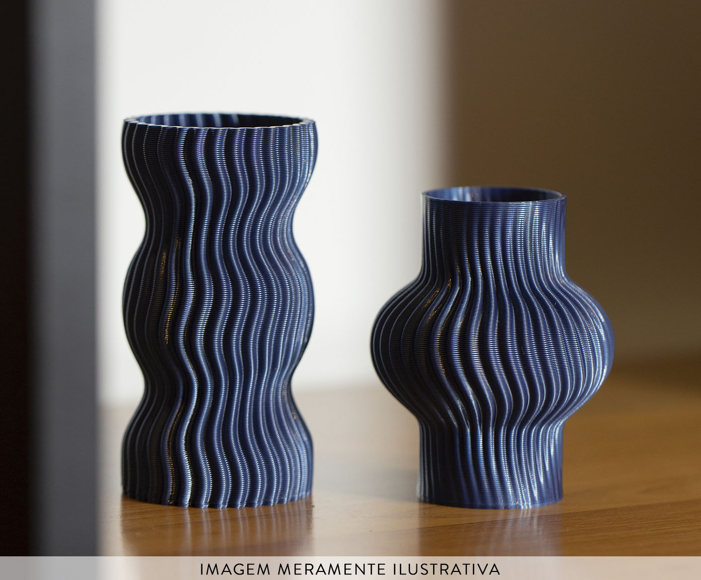 Mini Vaso Onda 3 Azul image number 6