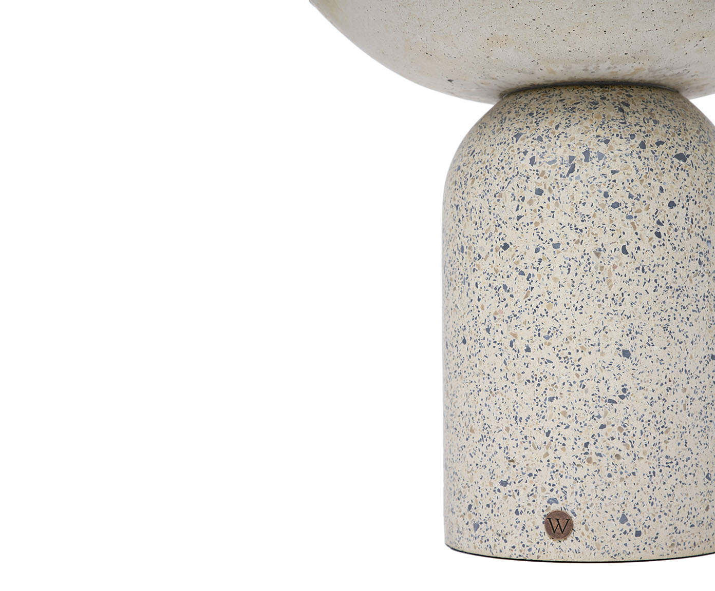 Mesa Lateral M&eacute;dia Brut em Granilite -  Branco image number 4