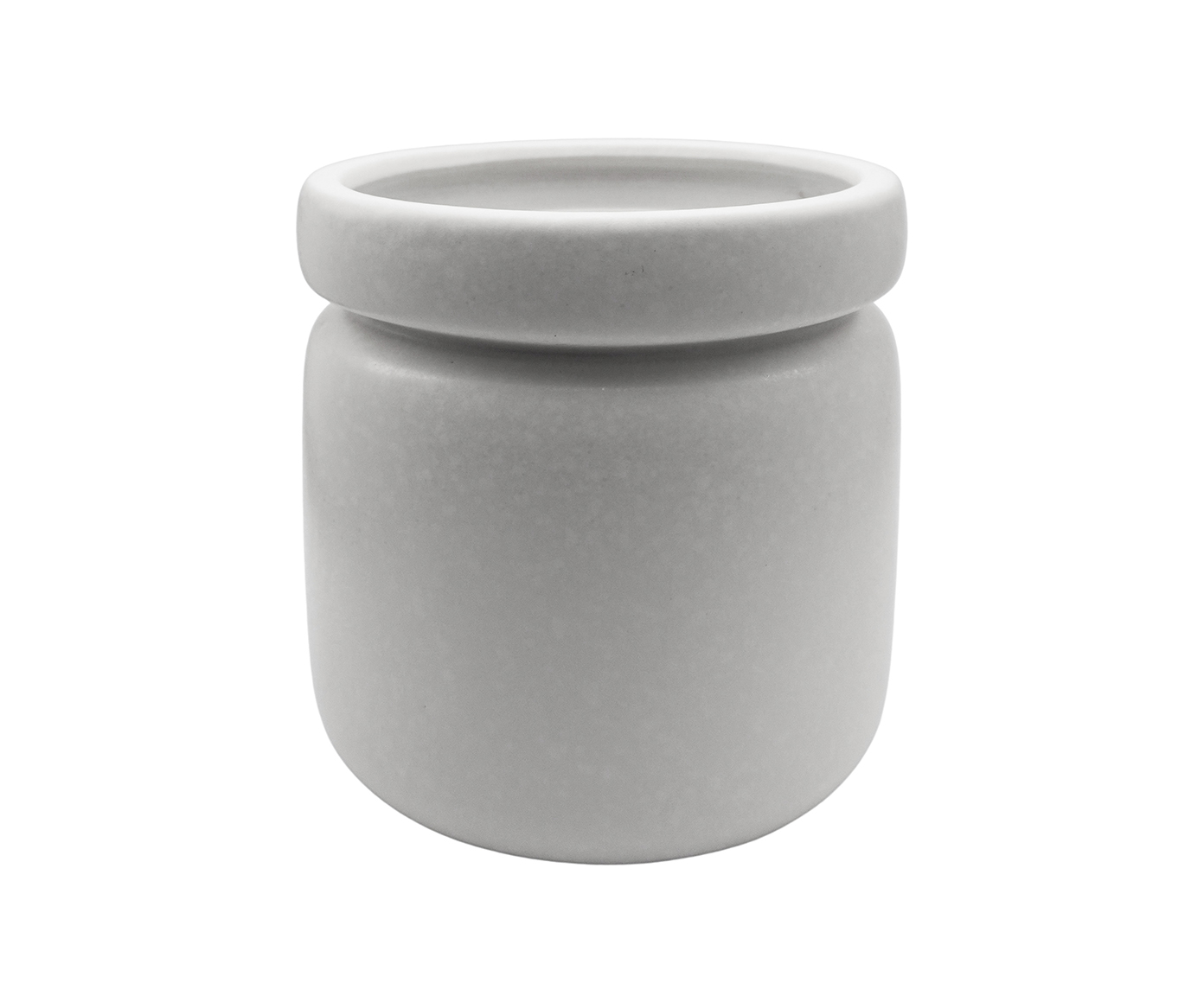 Cachepot Spots Creme Pequeno image number 0