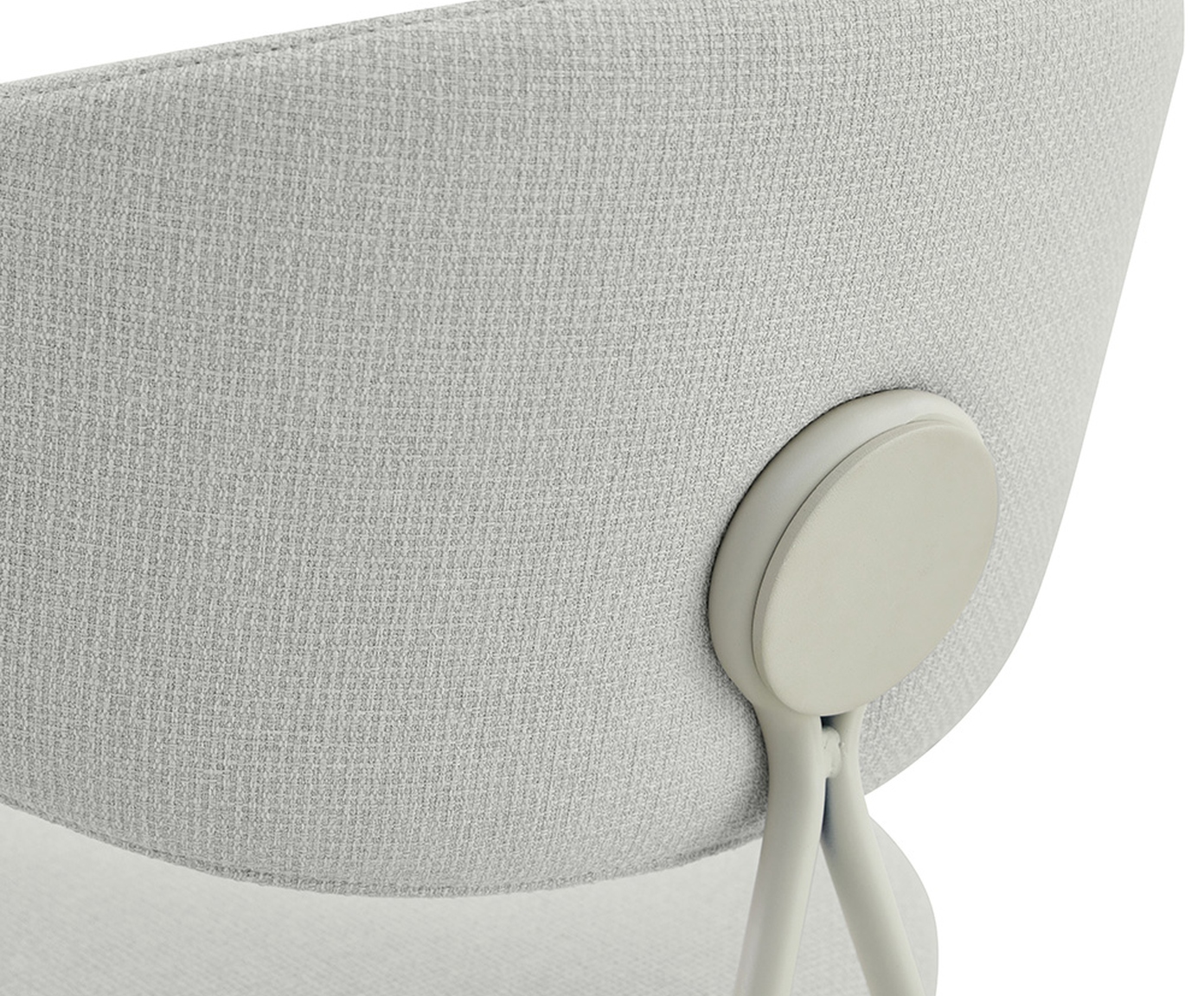 Cadeira Pilar Tecido Base Off White image number 3