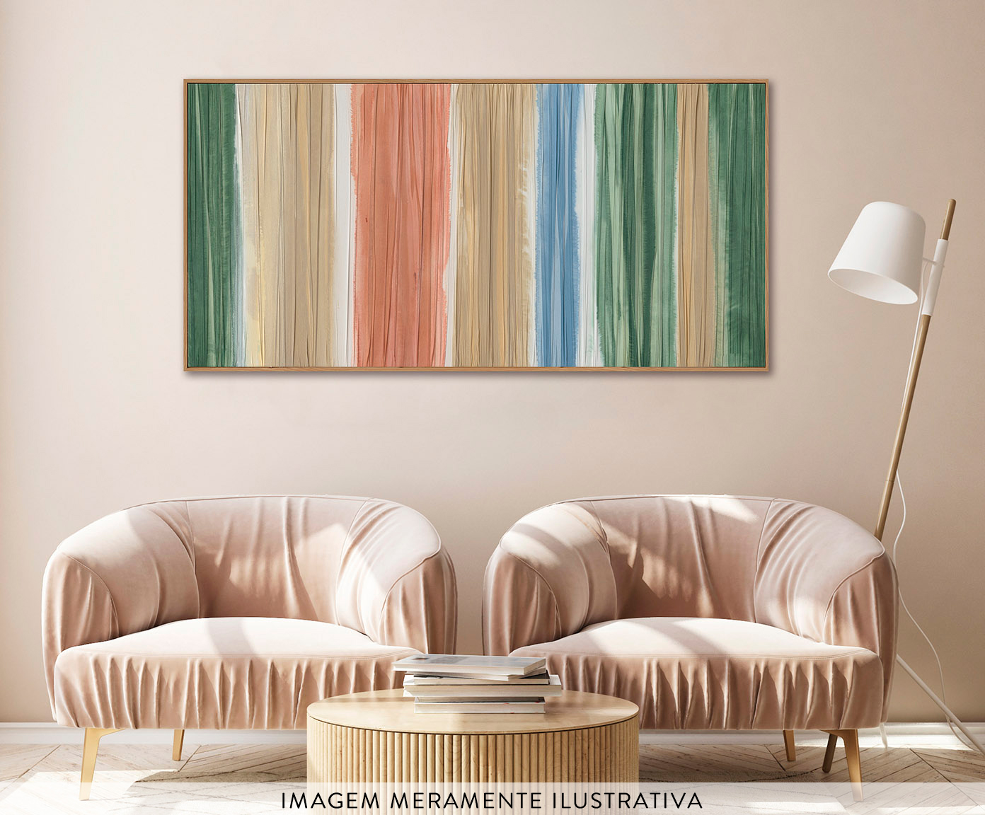 Quadro em Tecido Amsterdam Abstrato image number 1