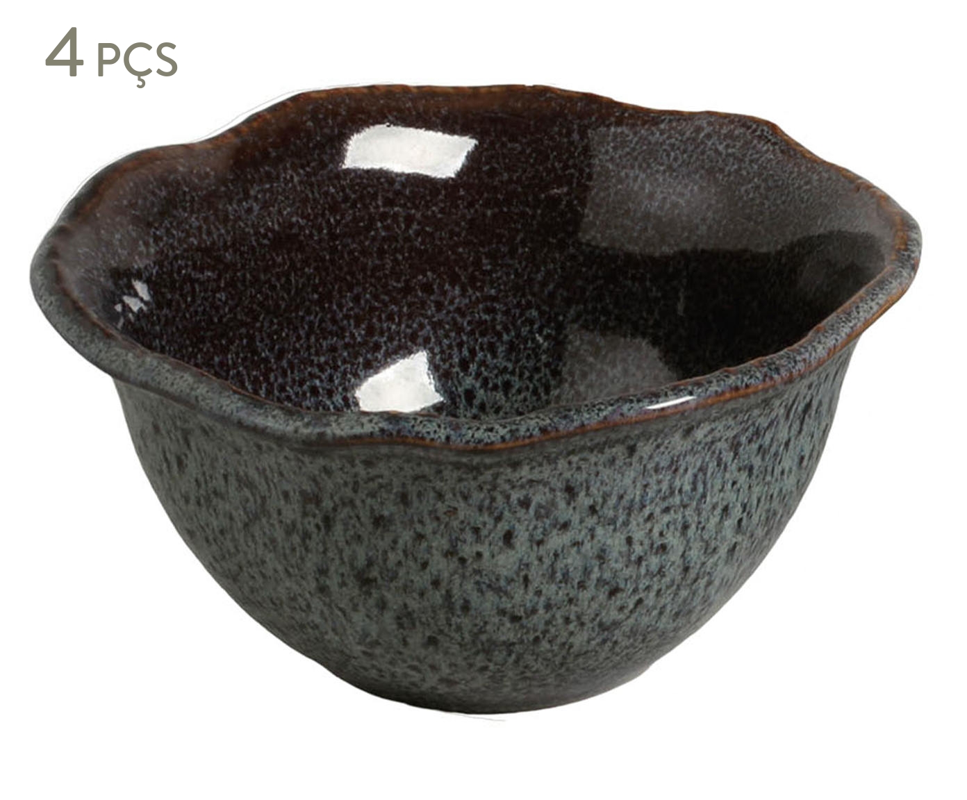 Jogo de Bowls Org&acirc;nico Eco Stone Basalto Azul - image 0