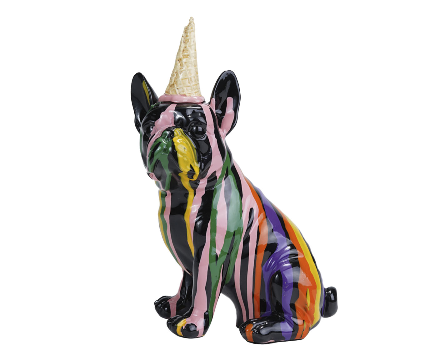 Enfeite Dog Unicorn em Poliresina image number 0