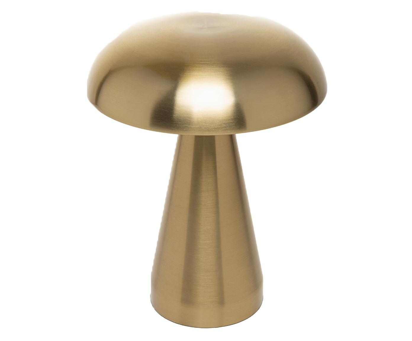 Lumin&aacute;ria de Mesa Tons Mushroom Dourada image number 0