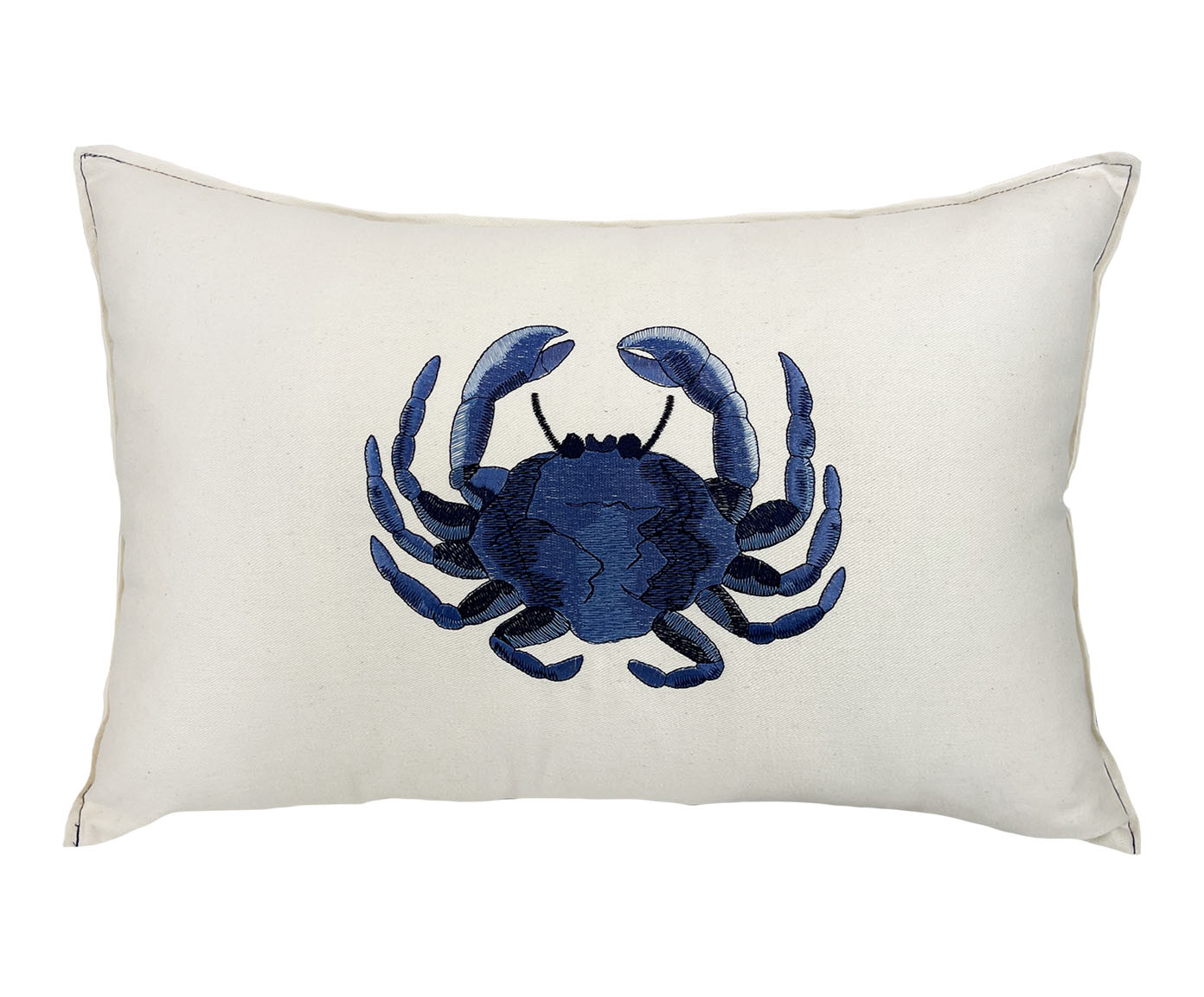 Almofada Caranguejo Azul e Branco - image 0