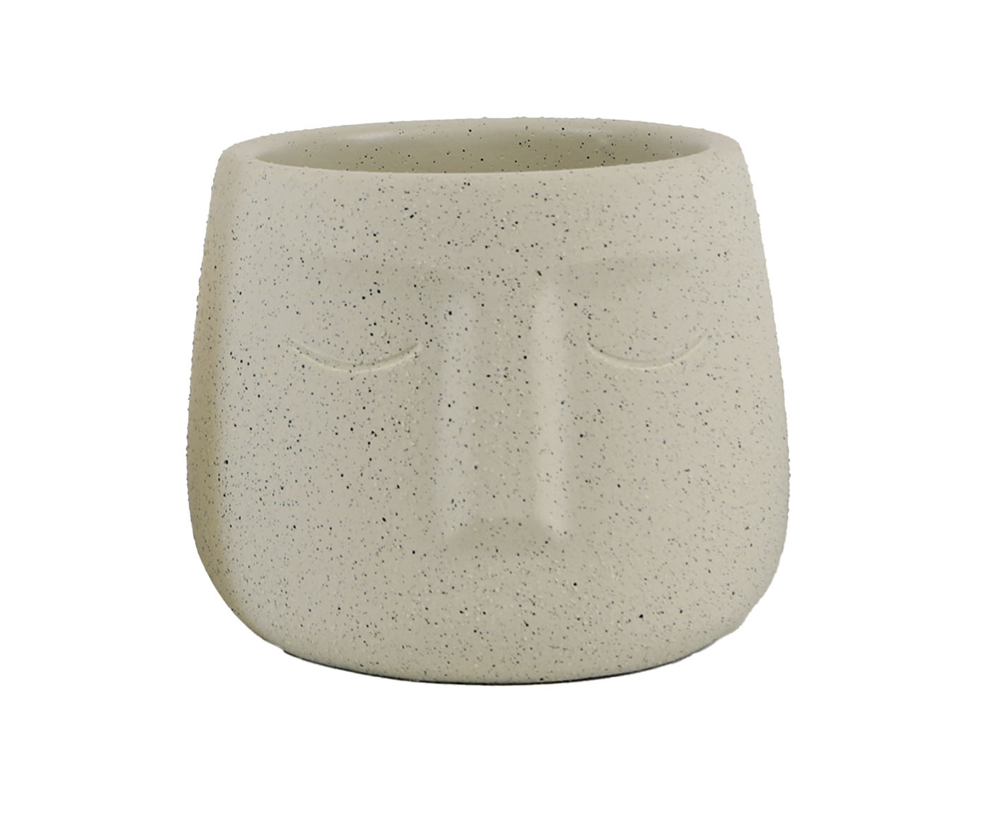 Vaso de Cimento Face II Bege - image 0
