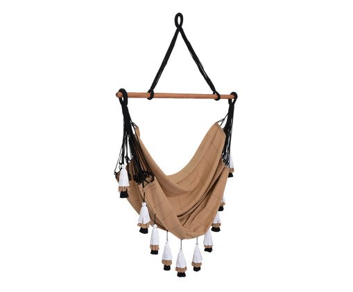 Poltrona Suspensa com Tassel Tri Tribo - Cru image number 2