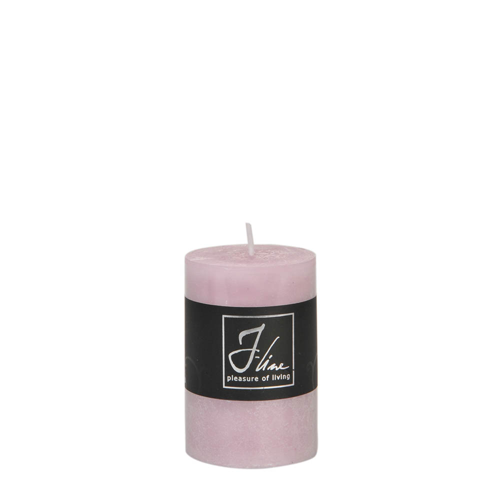Vela Cil&iacute;ndrica 18H De Dura&ccedil;&atilde;o Rosa - image 0