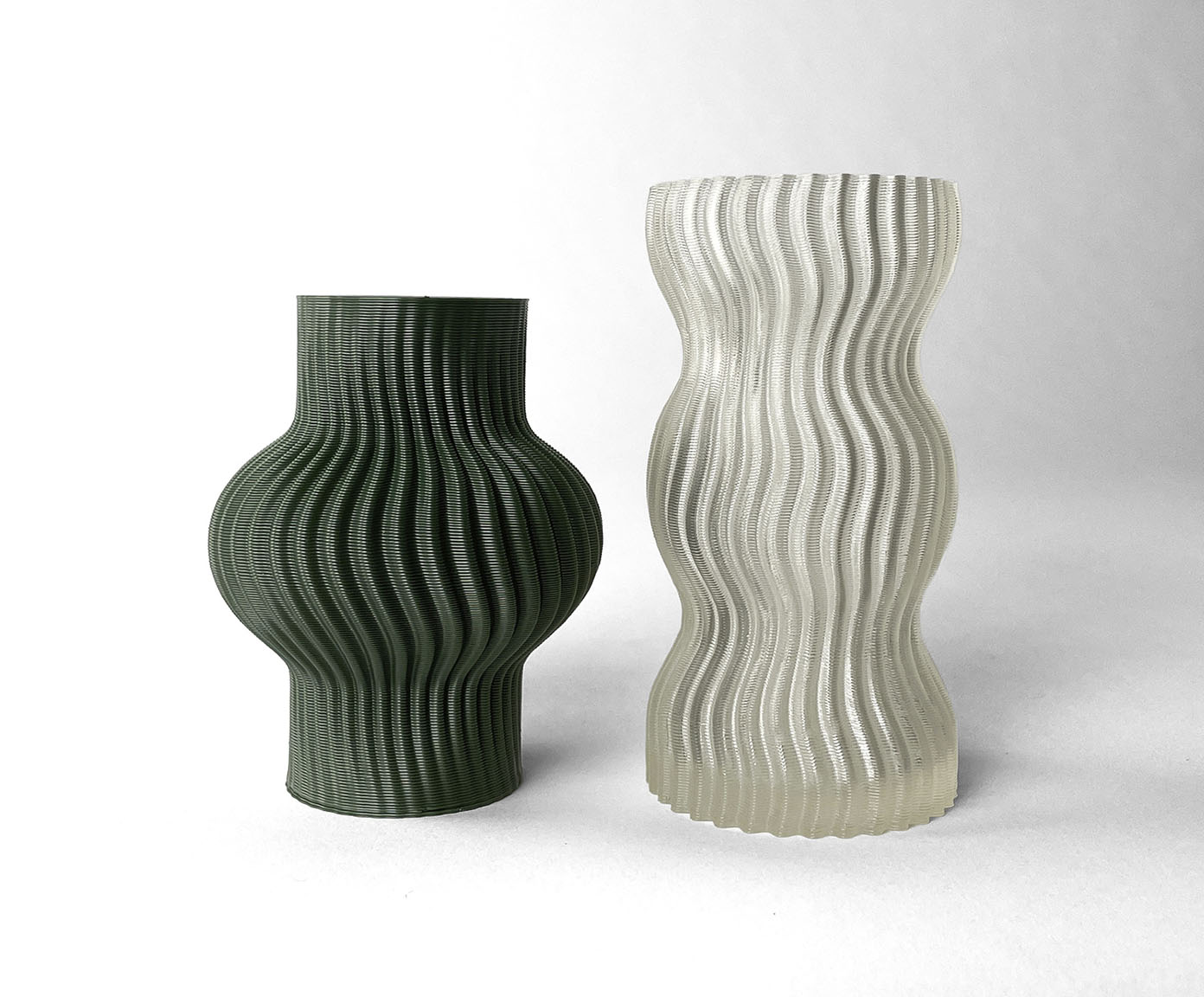 Mini Vaso Onda 1 Verde image number 3