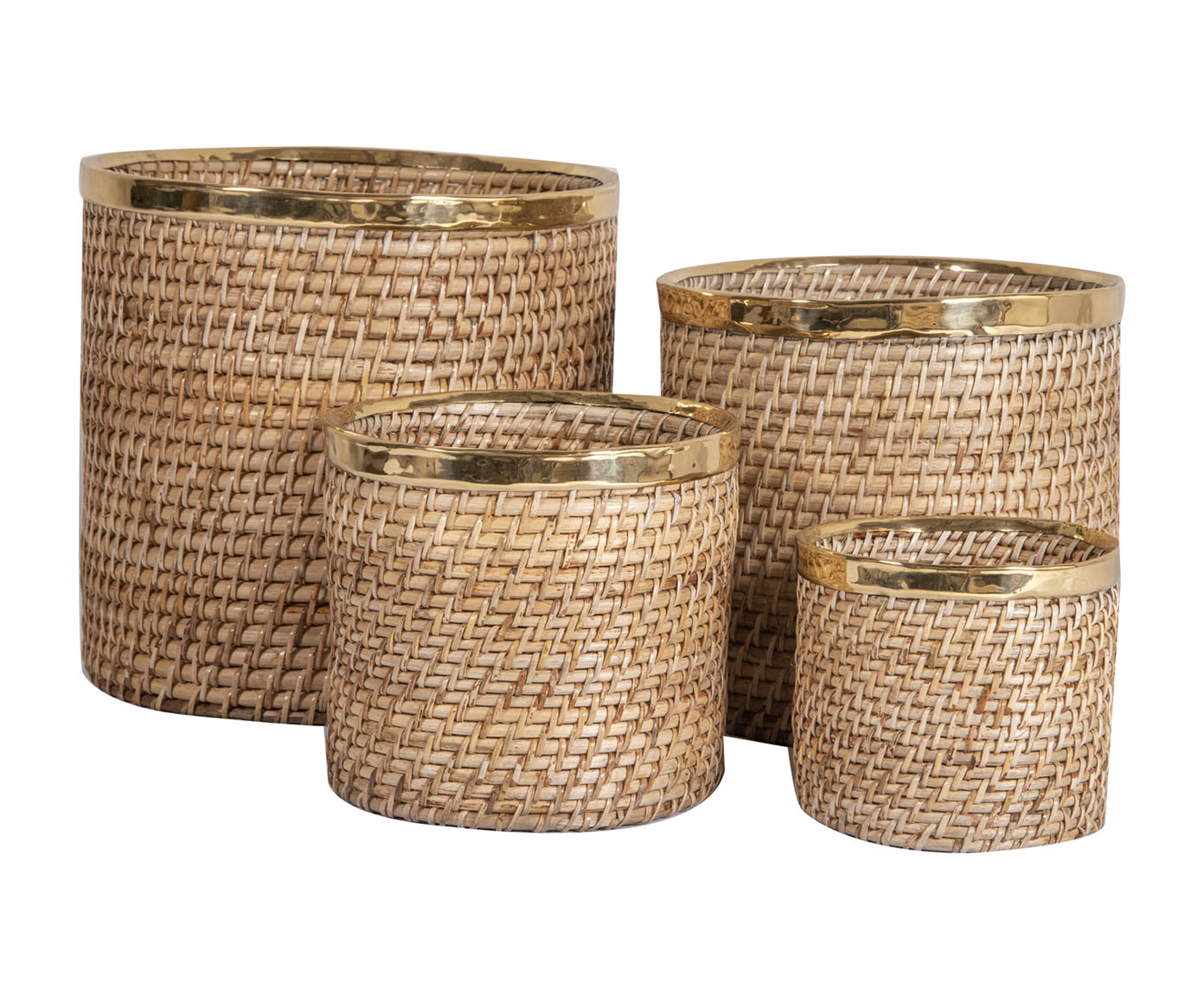 Jogo de Cesto Optimistic Natural - 34X36X33cm image number 0