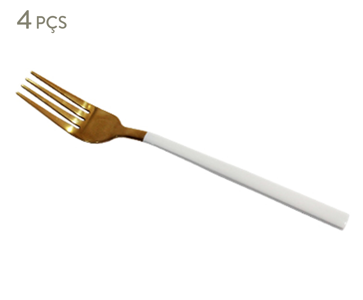 Jogo de Garfos Sobremesaem Inox Branco - image 0