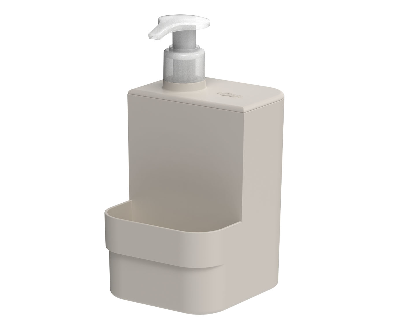 Dispenser para Detergente Trium Compact - Bege Fechado image number 0