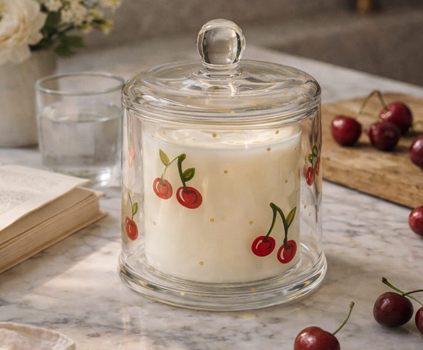 Vela Perfumada Floral C&iacute;trico Cherry - image 1