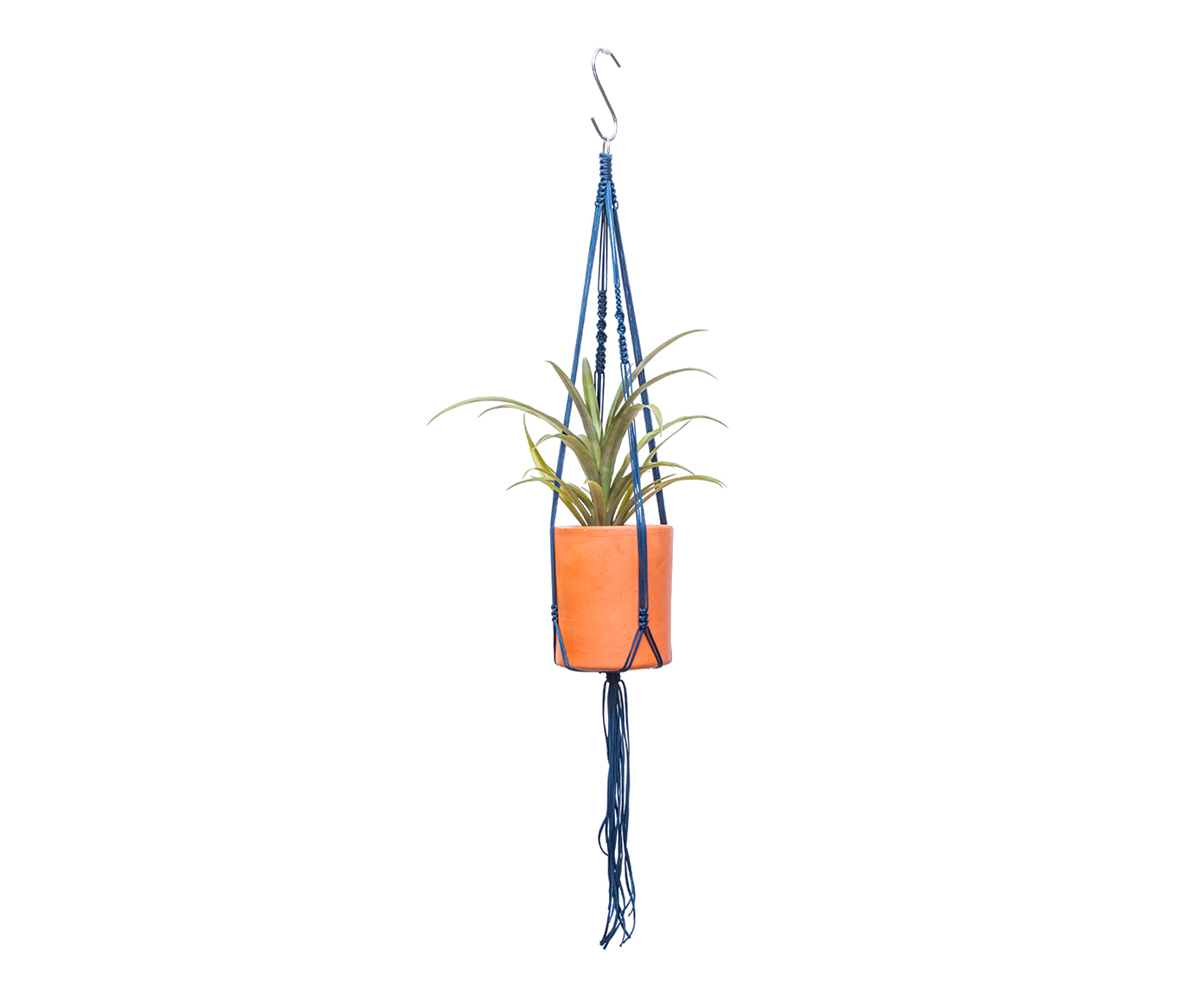 Hanger em Macram&ecirc; Classic Azul Navy - image 0