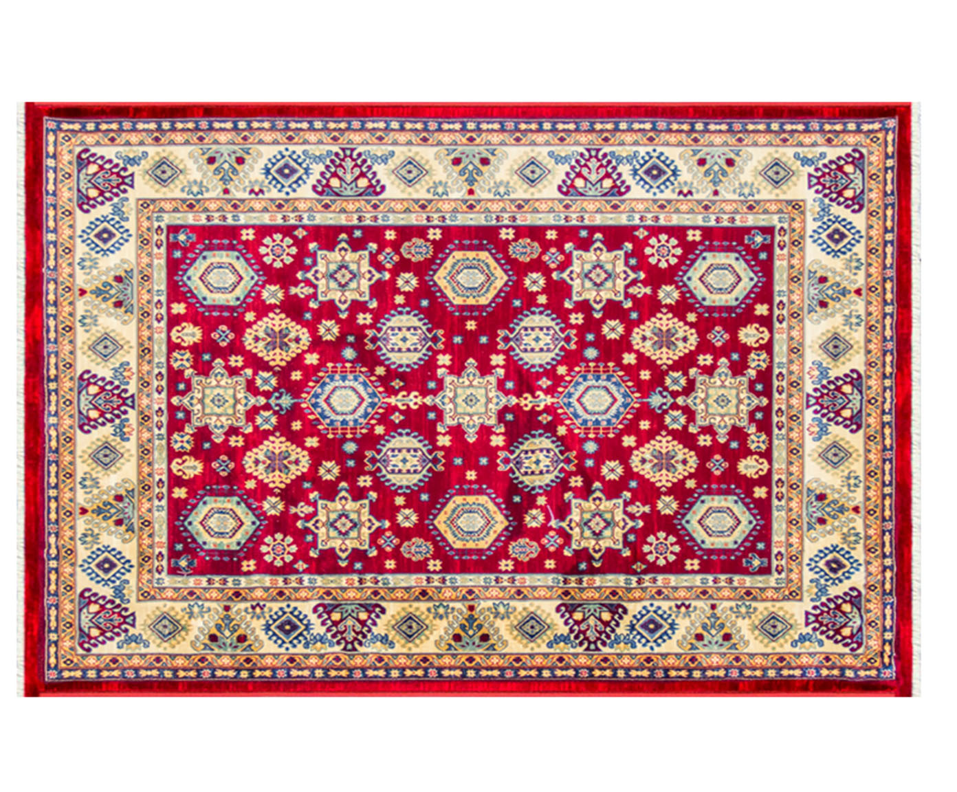 Tapete Kasakh Claret Red image number 1