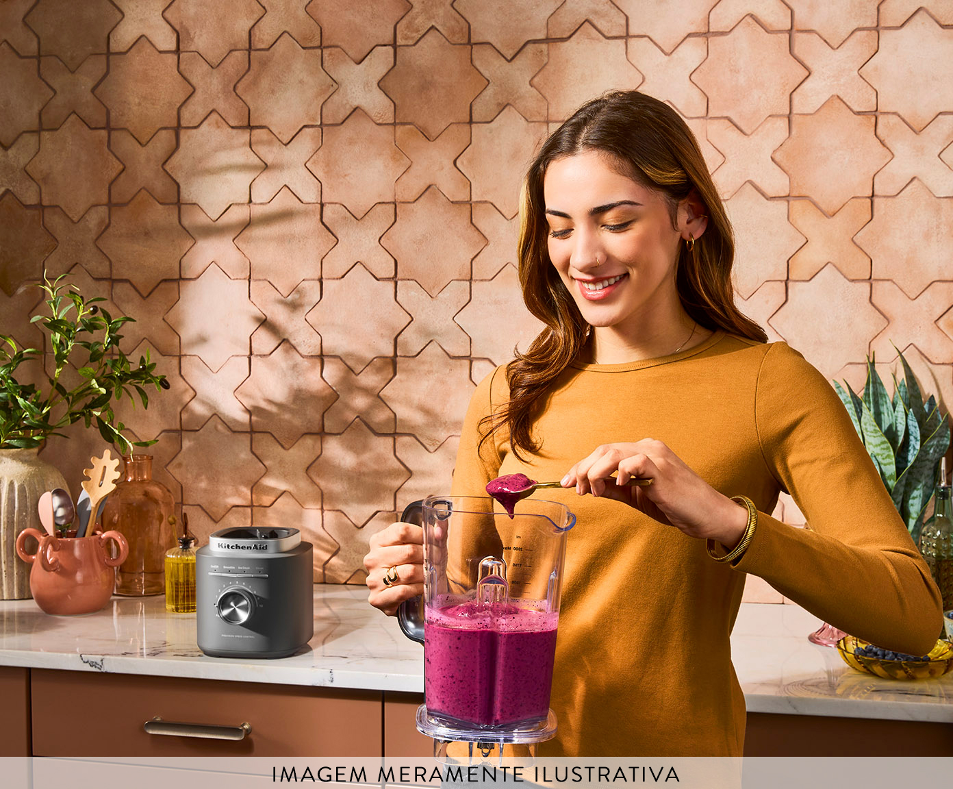Liquidificador Pure Power Kitchenaid Charcoal Grey image number 7
