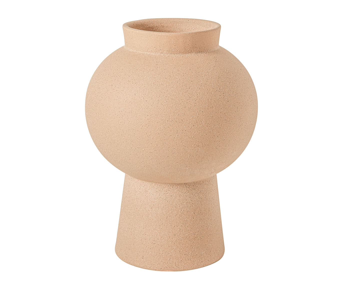 Vaso em Cer&acirc;mica Ball Bege image number 0