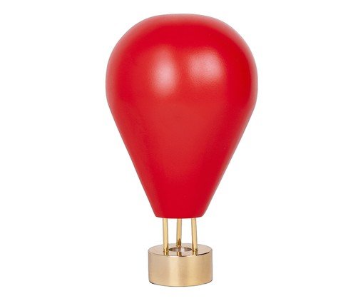 Escultura em Resina Ballon D'Or Vermelho - image 0