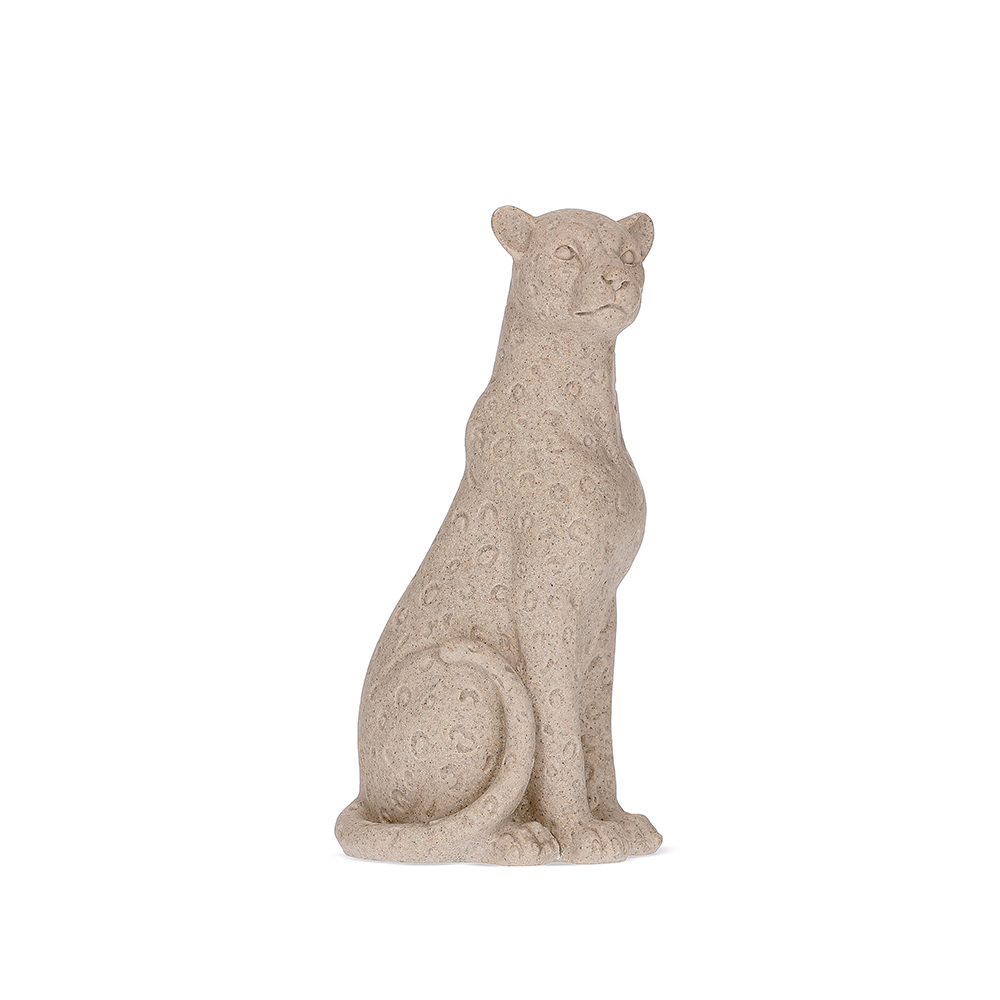Escultura Leopardo Ghori Bege image number 0