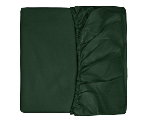 Len&ccedil;ol Inferior Percal Gan Musgo 200 Fios - Queen Size - image 0