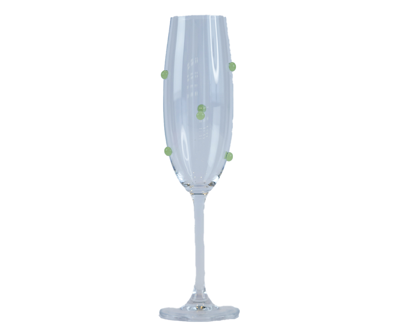 Ta&ccedil;a para Champanhe Gemas Verde Jade image number 0