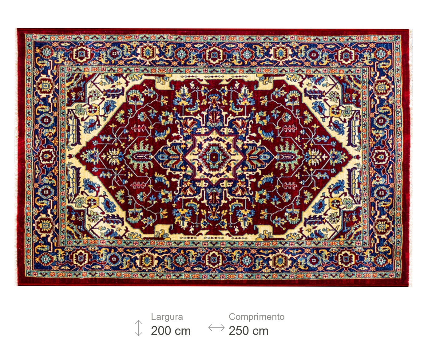 Tapete Kasakh Red Navy image number 3