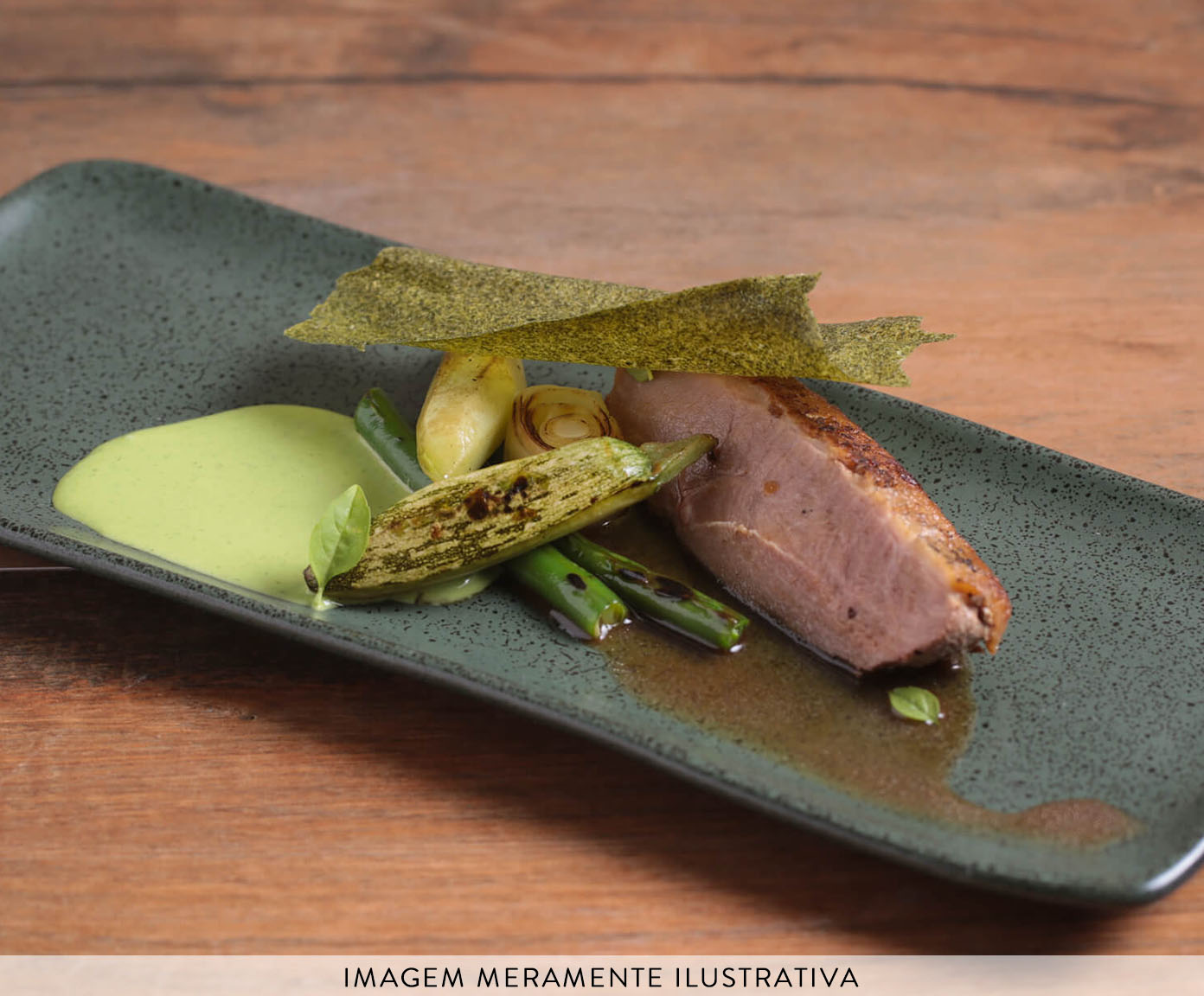 Jogo de Travessas Retangular Org&acirc;nico Greenery Verde image number 5