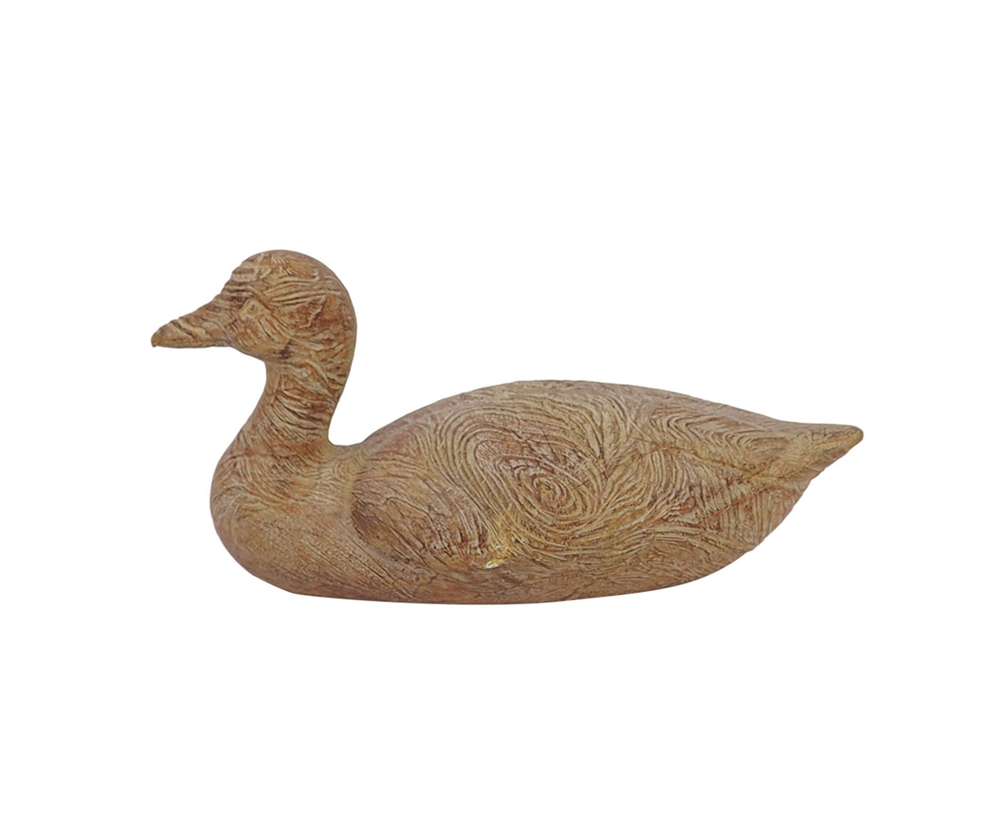 Adorno Pato em Resina III Marrom - image 0