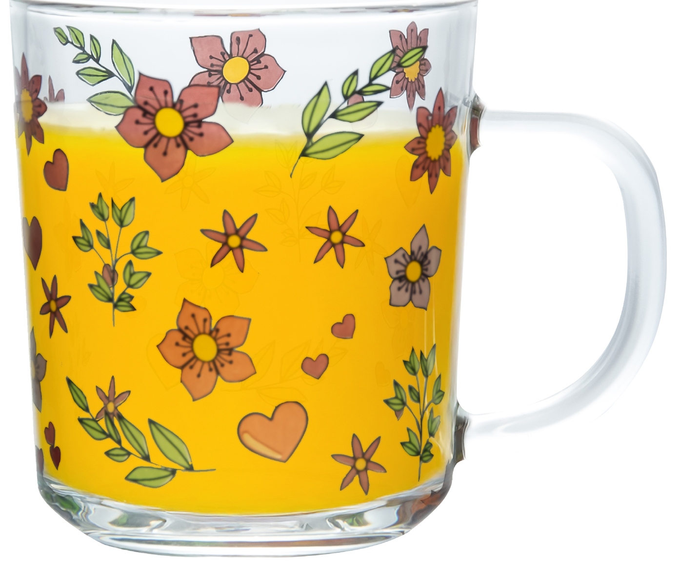 Jogo de Canecas Amor e Flor image number 2