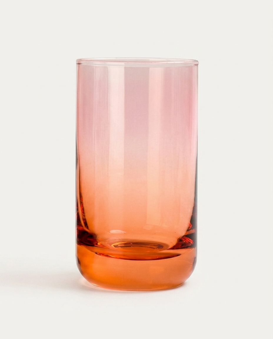 Jogo de Copos Baixo Canon Laranja e Rosa - image 1