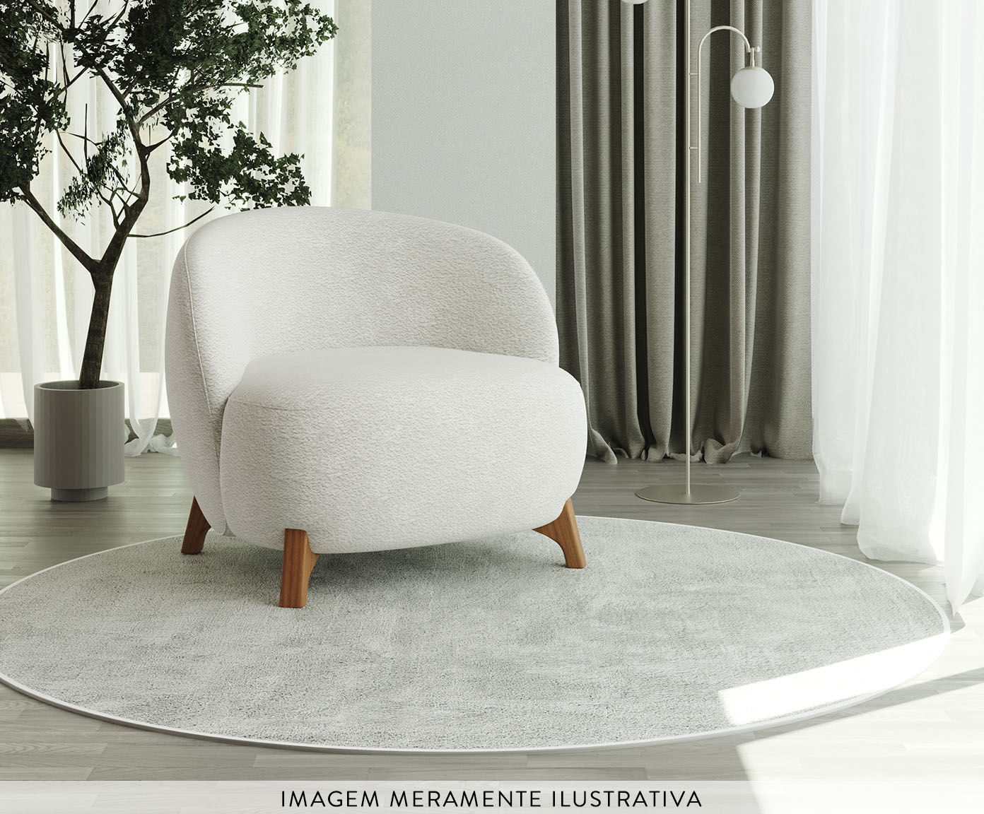 Poltrona Lucy Branco image number 5