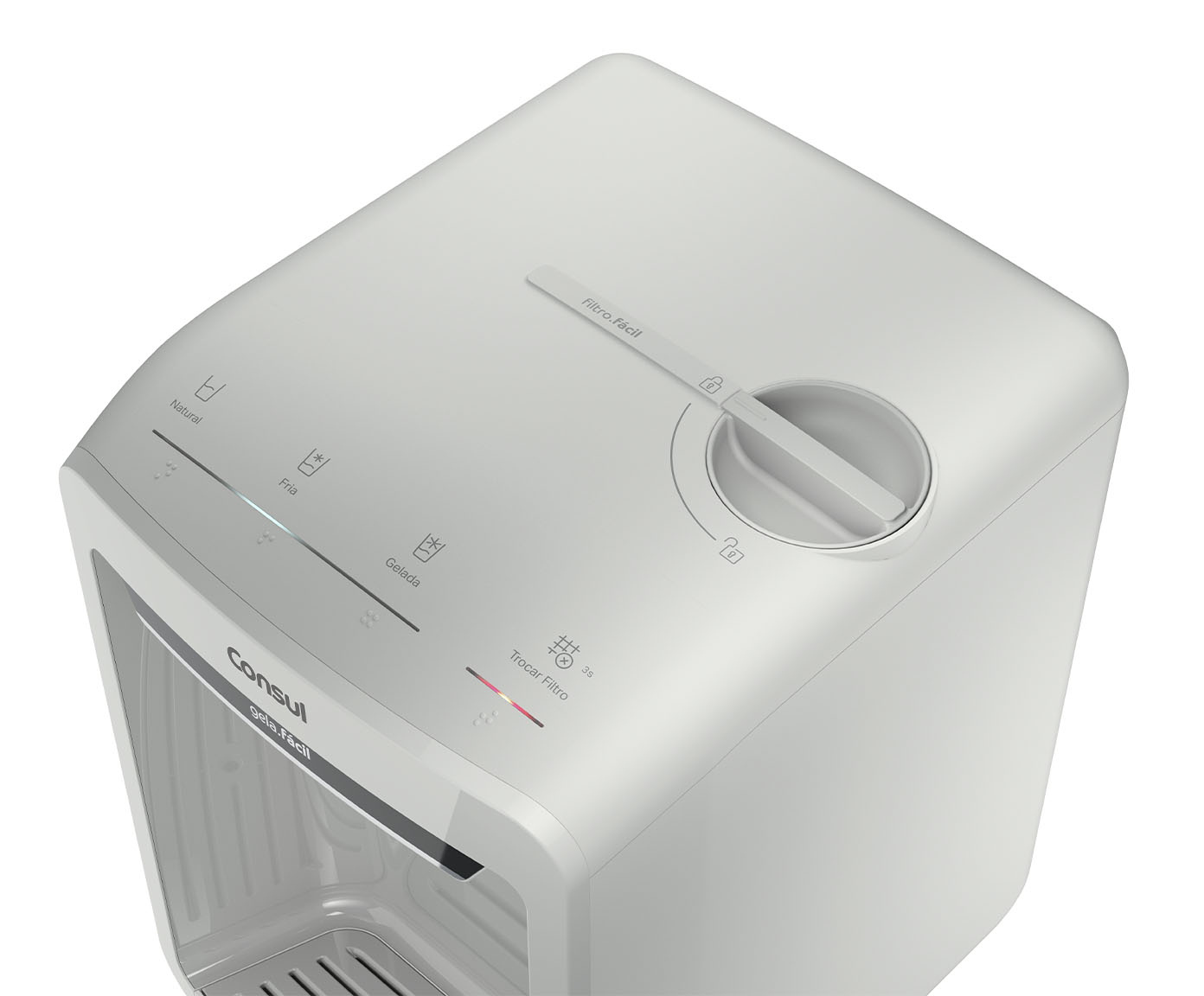 Purificador de &Aacute;gua Eletr&ocirc;nico com Refrigera&ccedil;&atilde;o Consul Branco image number 3