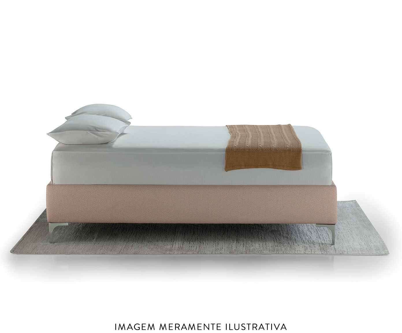 Cama Trento Boucl&ecirc; Rose image number 2