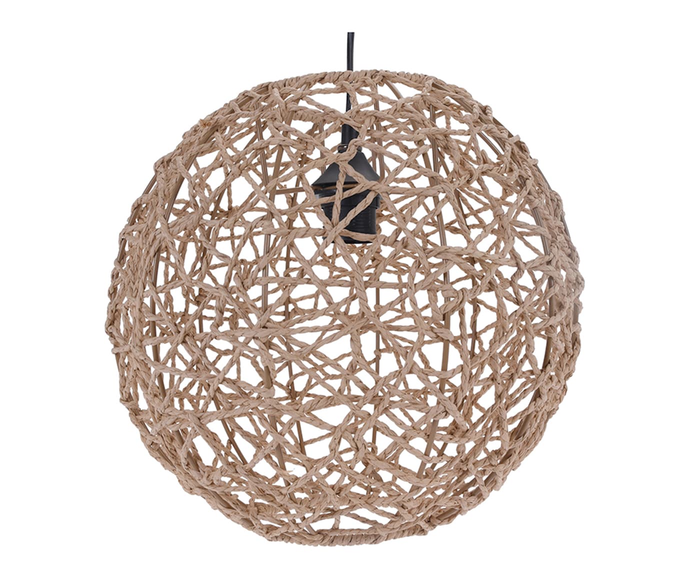 Pendente Wood Circle Bivolt - 33X32X33cm image number 0