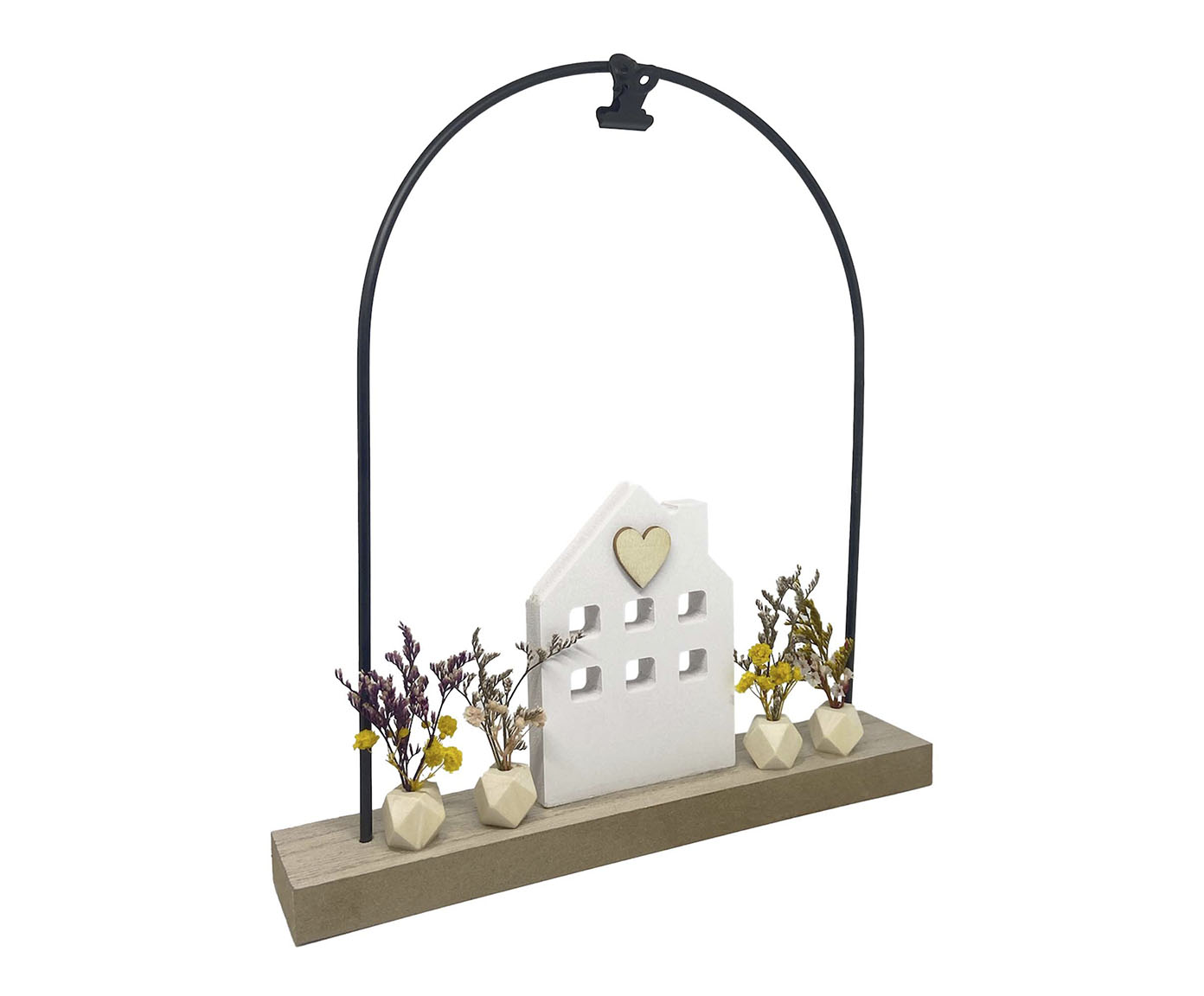 Decor Mesa Town Notes Natural e Branco image number 0